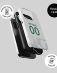 Phone case with the Sporting 2025-26 Fourth football shirt design by RIPA Football