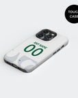 Phone case with the Sporting 2025-26 Fourth football shirt design by RIPA Football