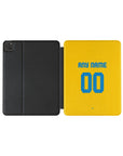iPad case with the Tigres 2022-23 Home football shirt design by RIPA Football
