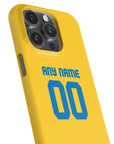 Phone case with the Tigres 2022-23 Home football shirt design by RIPA Football
