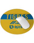 Mouse pad with the Tigres 2022-23 Home football shirt design by RIPA Football