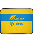 Laptop sleeve with the Tigres 2023-24 Home football shirt design by RIPA Football