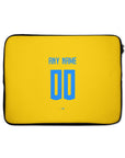 Laptop sleeve with the Tigres 2023-24 Home football shirt design by RIPA Football