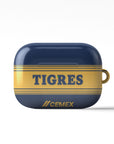 AirPods case with the Tigres 2026-27 Away football shirt design by RIPA Football