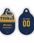 AirTag holder with the Tigres 2026-27 Away football shirt design by RIPA Football