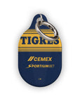 AirTag holder with the Tigres 2026-27 Away football shirt design by RIPA Football