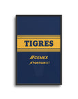 Print with the Tigres 2026-27 Away football shirt design by RIPA Football