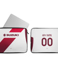 Laptop sleeve with the Torino 2026-27 Away football shirt design by RIPA Football