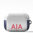 AirPods case with the Tottenham Hotspur 2024-25 Home football shirt design by RIPA Football