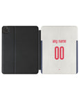 iPad case with the Tottenham Hotspur 2024-25 Home football shirt design by RIPA Football