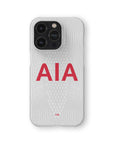 Phone case with the Tottenham Hotspur 2024-25 Home football shirt design by RIPA Football