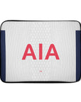Laptop sleeve with the Tottenham Hotspur 2024-25 Home football shirt design by RIPA Football