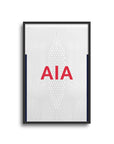 Print with the Tottenham Hotspur 2024-25 Home football shirt design by RIPA Football