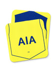 Coaster with the Tottenham Hotspur 2025-26 Third football shirt design by RIPA Football