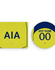 Mouse pad with the Tottenham Hotspur 2025-26 Third football shirt design by RIPA Football