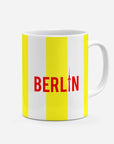 Mug with the Union Berlin 2024-25 Alternate football shirt design by RIPA Football