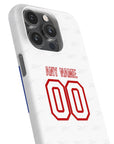 Phone case with the Universidad Católica 1998-99 Home football shirt design by RIPA Football