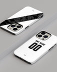 Phone case with the Vasco da Gama 2026 Away football shirt design by RIPA Football