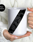 Mug with the Vasco da Gama 2026 Away football shirt design by RIPA Football