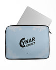 Laptop sleeve with the Venezia 2025-26 Fifth football shirt design by RIPA Football