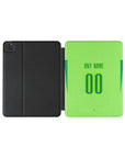 iPad case with the Wolfsburg 2024-25 Home football shirt design by RIPA Football