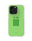 Phone case with the Wolfsburg 2024-25 Home football shirt design by RIPA Football