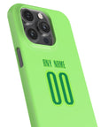 Phone case with the Wolfsburg 2024-25 Home football shirt design by RIPA Football