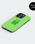 Phone case with the Wolfsburg 2024-25 Home football shirt design by RIPA Football