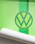 Print with the Wolfsburg 2024-25 Home football shirt design by RIPA Football