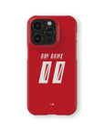 Phone case with the Wolfsburg 2026-27 Third football shirt design by RIPA Football