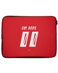 Laptop sleeve with the Wolfsburg 2026-27 Third football shirt design by RIPA Football