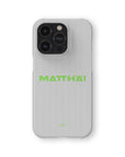 Phone case with the Werder Bremen 2025-26 Third football shirt design by RIPA Football