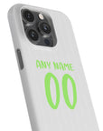 Phone case with the Werder Bremen 2025-26 Third football shirt design by RIPA Football