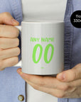 Mug with the Werder Bremen 2025-26 Third football shirt design by RIPA Football