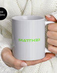 Mug with the Werder Bremen 2025-26 Third football shirt design by RIPA Football