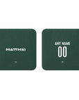 Coaster with the Werder Bremen 2026-27 Away football shirt design by RIPA Football