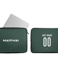 Laptop sleeve with the Werder Bremen 2026-27 Away football shirt design by RIPA Football