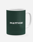 Mug with the Werder Bremen 2026-27 Away football shirt design by RIPA Football