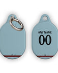 AirTag holder with the West Ham United 2024-25 Home football shirt design by RIPA Football
