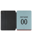 iPad case with the West Ham United 2024-25 Home football shirt design by RIPA Football