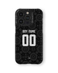 Phone case with the Wolverhampton 2025-26 Goalkeeper football shirt design by RIPA Football