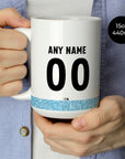 Mug with the Wrexham 2025-26 Third football shirt design by RIPA Football