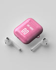 AirPods case with the Xelajú 2025-26 Goalkeeper football shirt design by RIPA Football
