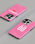 Phone case with the Xelajú 2025-26 Goalkeeper football shirt design by RIPA Football
