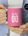 Mug with the Xelajú 2025-26 Goalkeeper football shirt design by RIPA Football