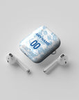 AirPods case with the Zenit 2024-25 Away football shirt design by RIPA Football