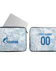 Laptop sleeve with the Zenit 2024-25 Away football shirt design by RIPA Football
