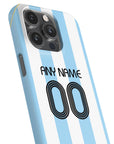Phone case with the Argentina 2006 Home football shirt design by RIPA Football