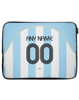 Laptop sleeve with the Argentina 2006 Home football shirt design by RIPA Football
