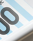 Print with the Argentina 2006 Home football shirt design by RIPA Football